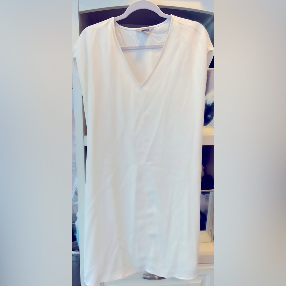 H&M Mini White/Cream Business Dress - US 10